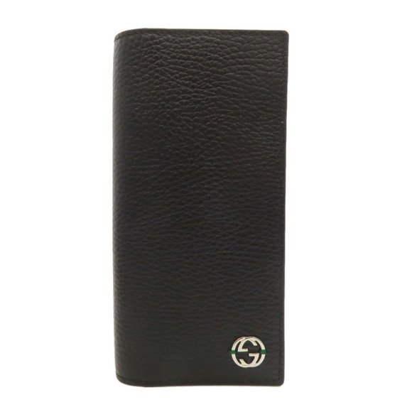 GUCCI 610467 Interlocking G Long Wallet Leather - Picture 1 of 11